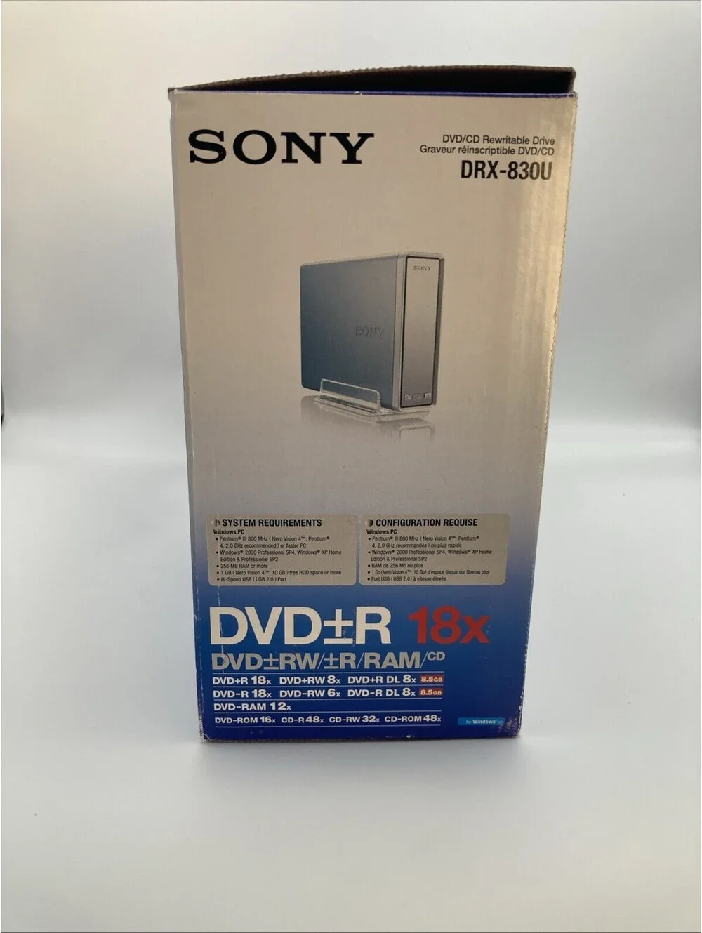 Sony DRX-830U DVD CD Rewritable Drive 18X RW 8x 8.5 GB